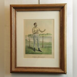 Antique print: Champion Pugilist of the World